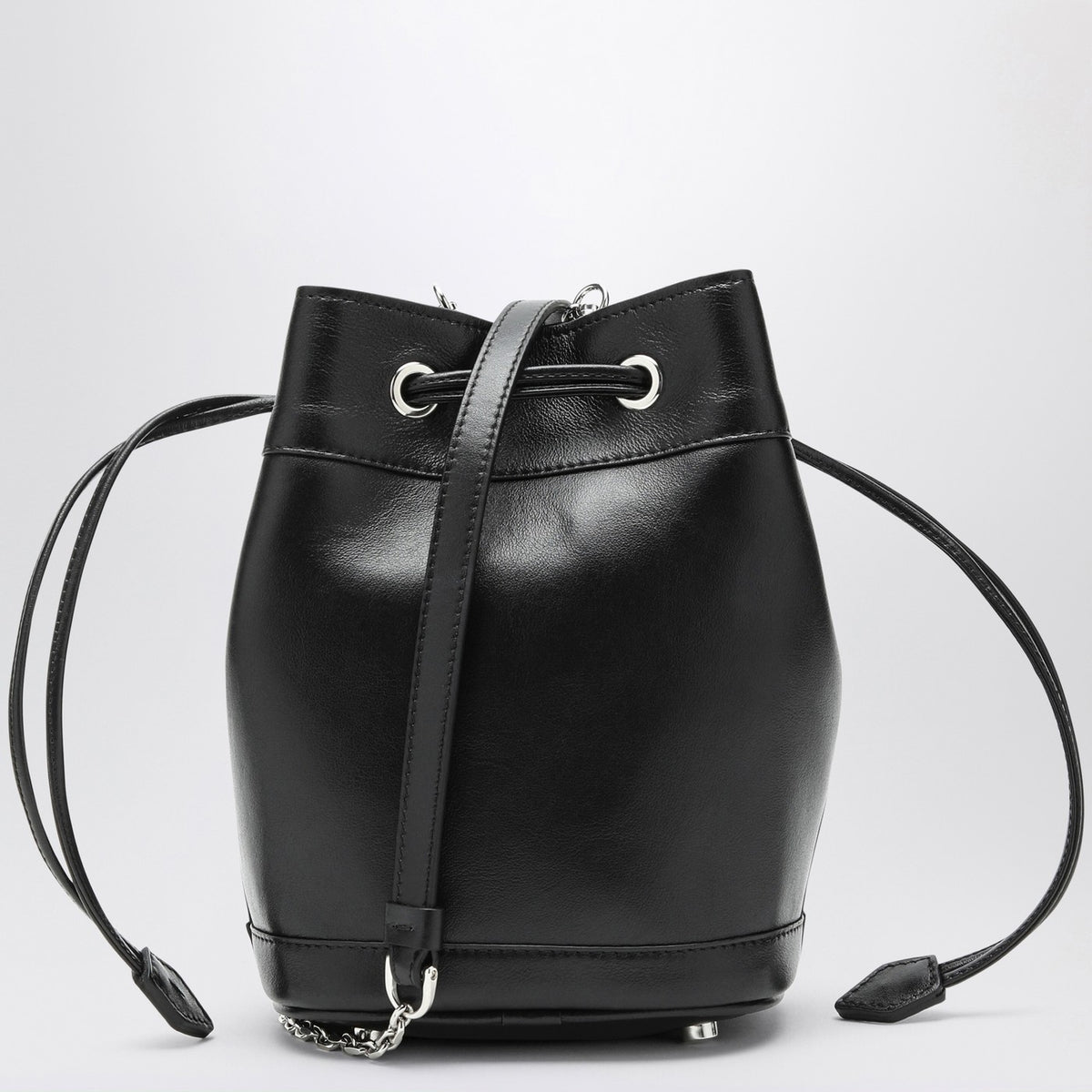 Roger Roger Vivier Black Leather Bucket BagTrèsVivier - Image 5