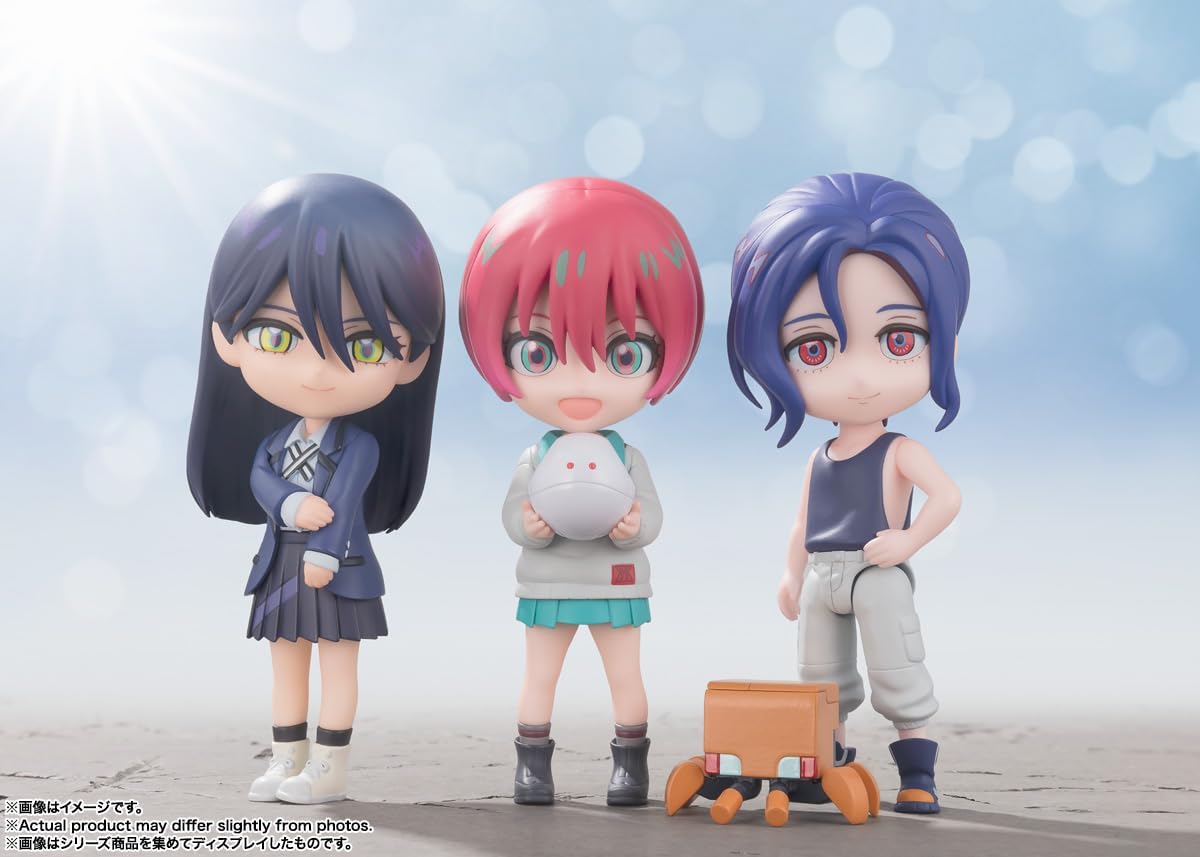 TAMASHII NATIONS Figuarts Mini Mobile Suit Gundam GQuuuuuuuuX, Amate Yuzuriha (Machu), Approx. 3.5 inches (90 mm), PVC & ABS, Pre-painted Action Figure