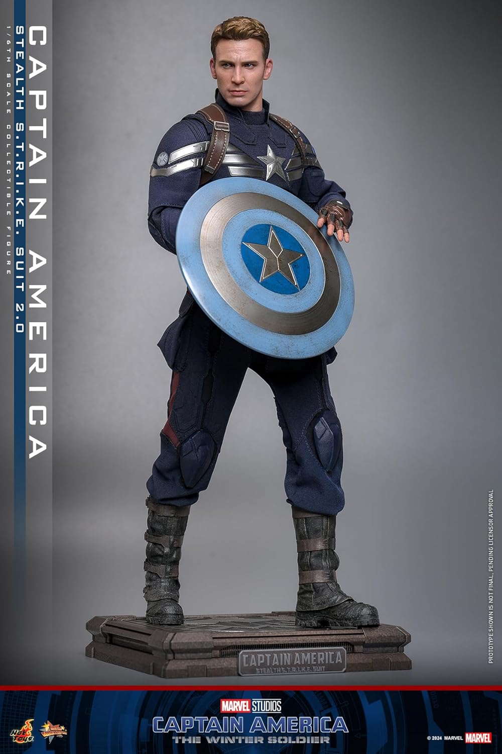 Movie Masterpiece Captain America/Winter Soldier Captain America (Stealth Suit 2.0 Version) 1/6 Scale Figure