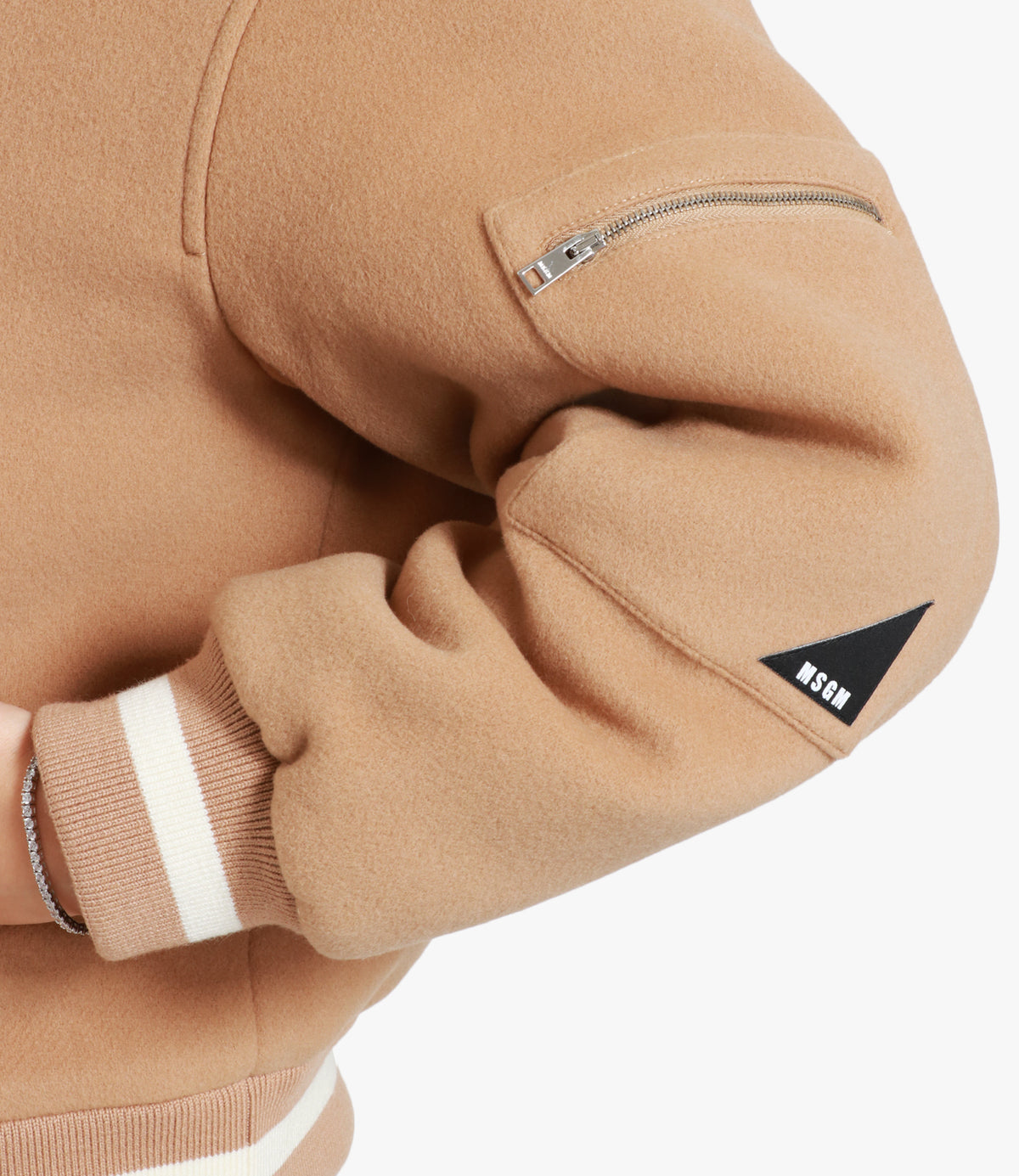 Msgm MSGMはベージュをコートします - Image 5