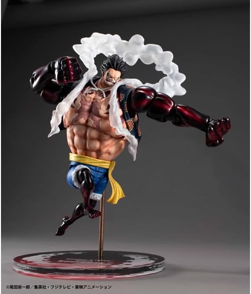 MegaHouse Variable Action Heroes One Piece Monkey D. Luffy Gear 4 Boundman, Approx. 7.9 inches (200 mm), PVC Pre-painted Complete Figure