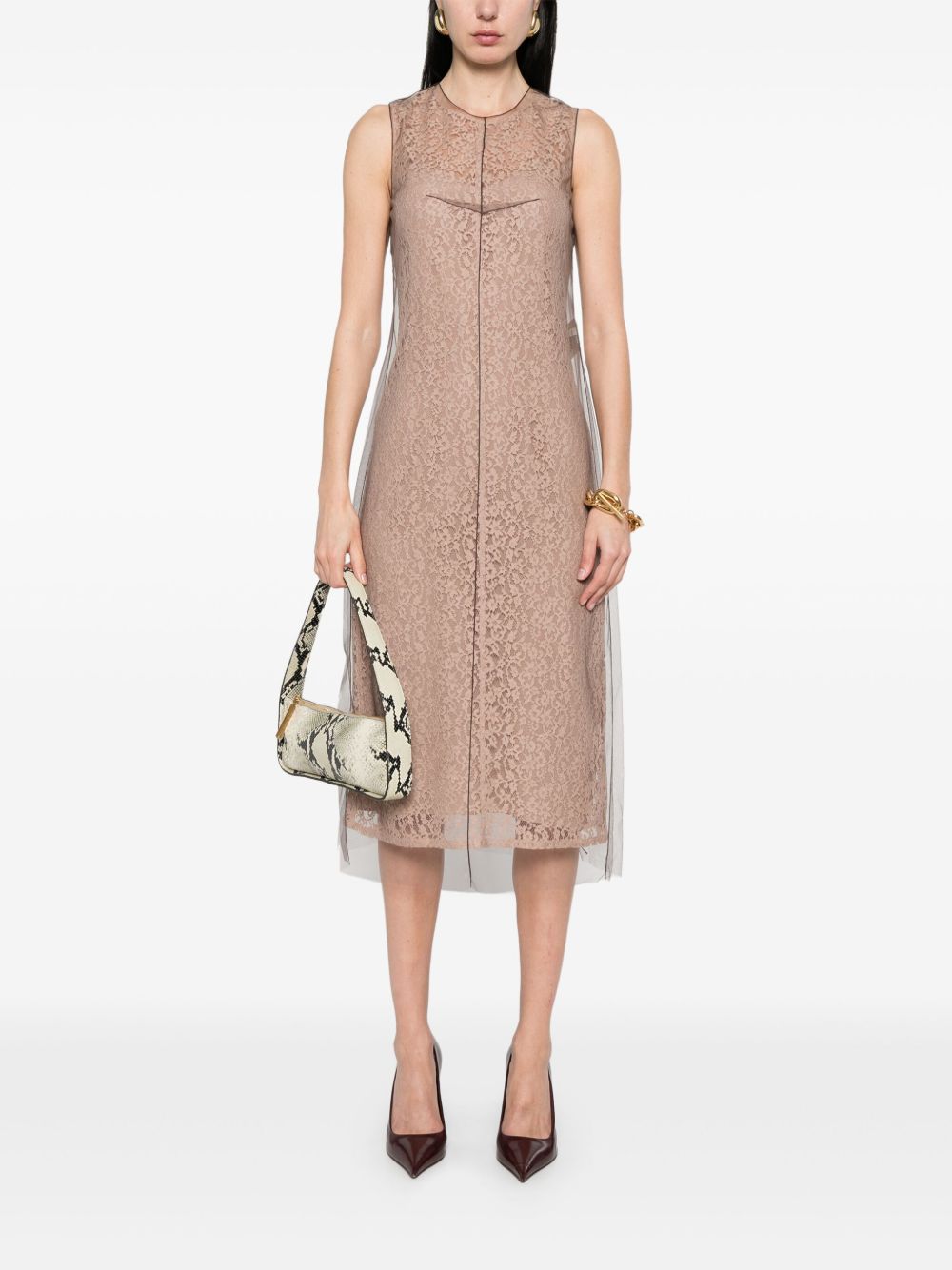 Fendi フェンディレースミディドレス - Image 5