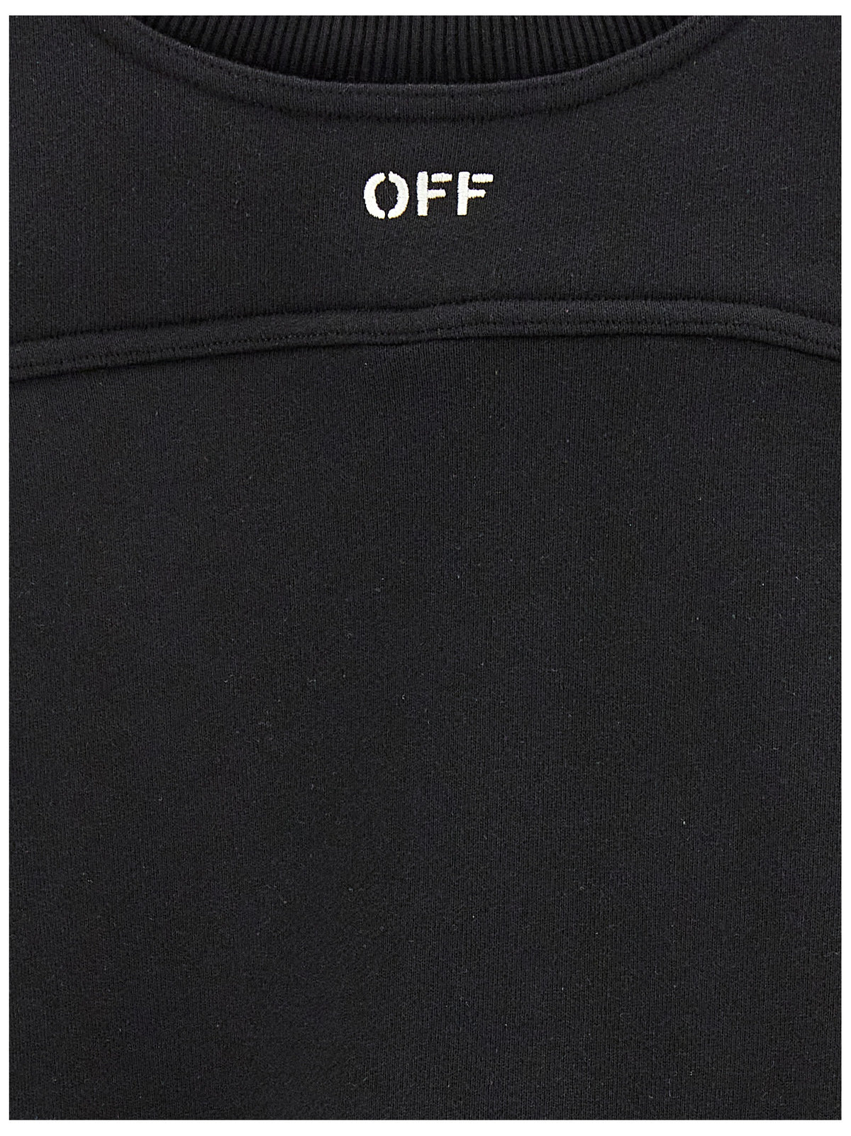 Off オフホワイトクロップドスウェットシャツ - Image 5