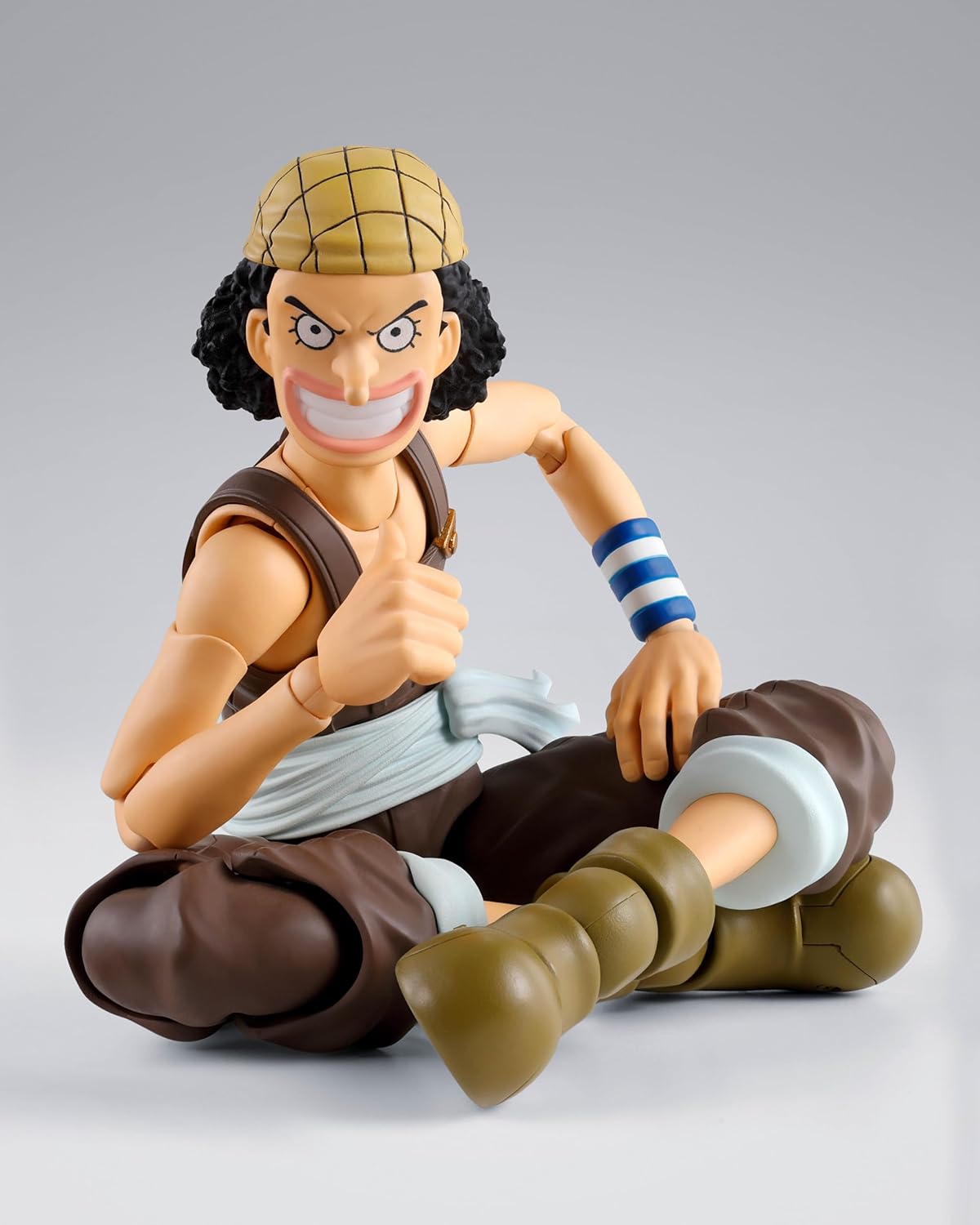 TAMASHII NATIONS S.H. Figuarts One Piece Usopp - Dawn of Adventures, Approx. 5.7 inches (145 mm), PVC & ABS Pre-painted Action Figure