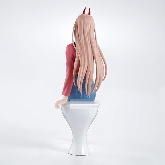 Chainsawman Power Figure, Was Promised, Approx. 7.1 inches (18 cm) (Includes Toilet Base)