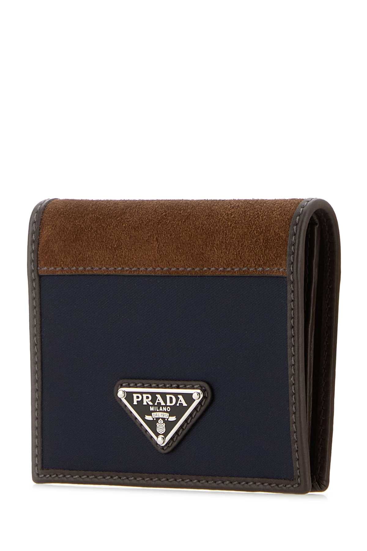Prada プラダ ツートーン生地とスエードの財布 - Image 5