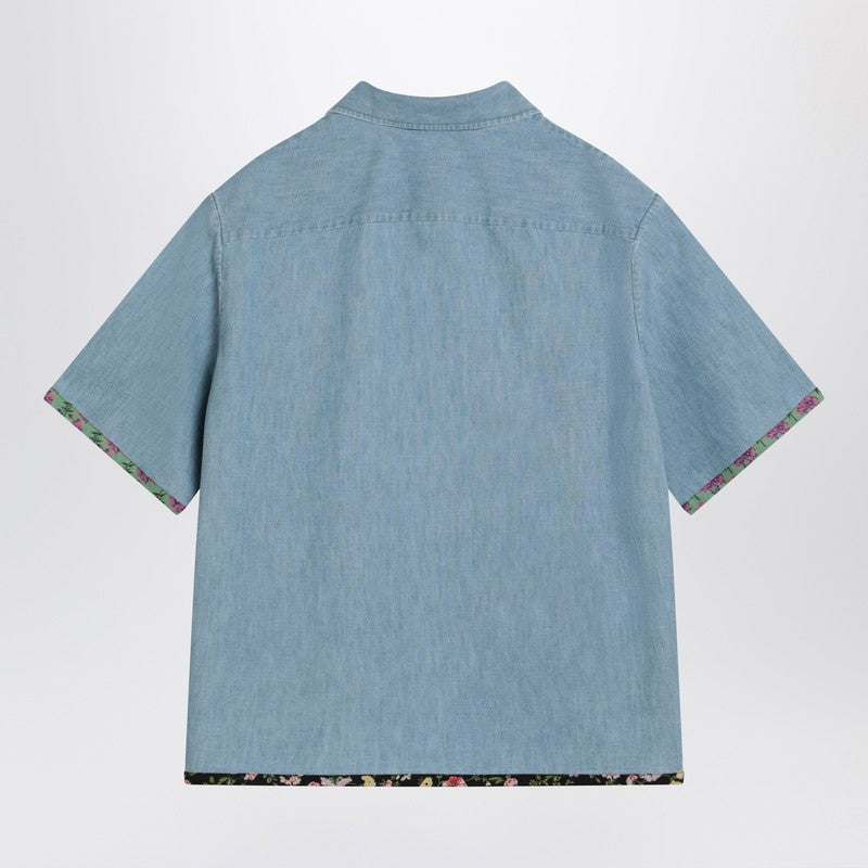 Valentino 花のトリム付きバレンティーノデニムシャツ - Image 5