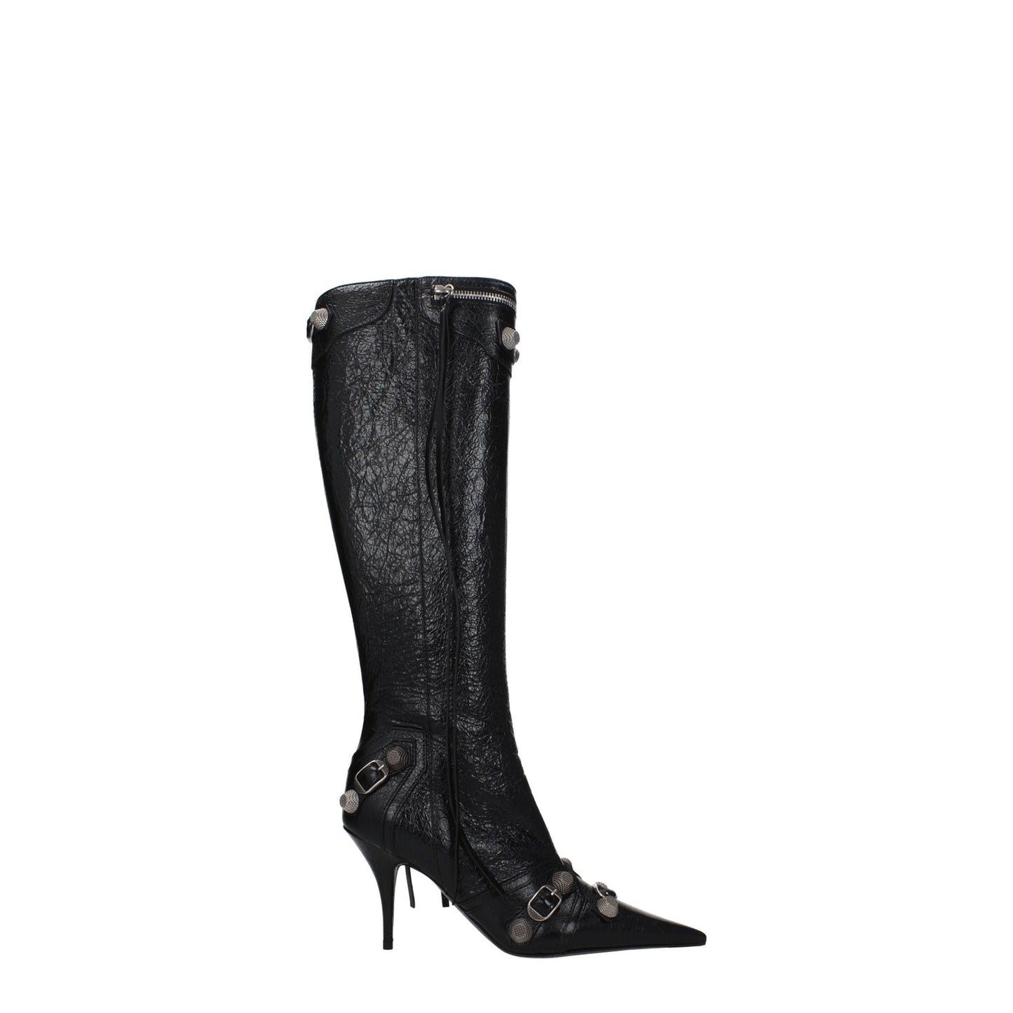Balenciaga Boots Women Leather Black - Image 5