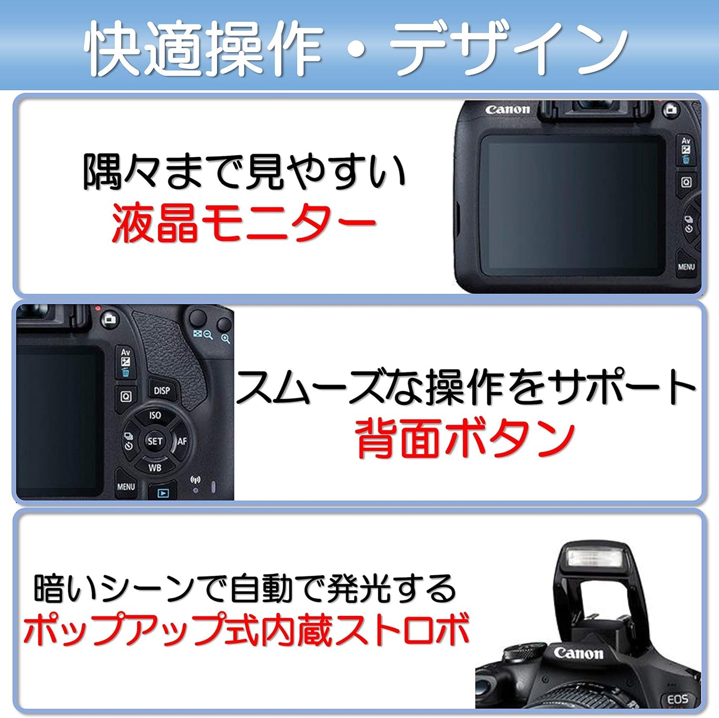 Canon DSLR EOS Kiss X90 Standard Zoom Kit EOSKISSX901855IS2LK