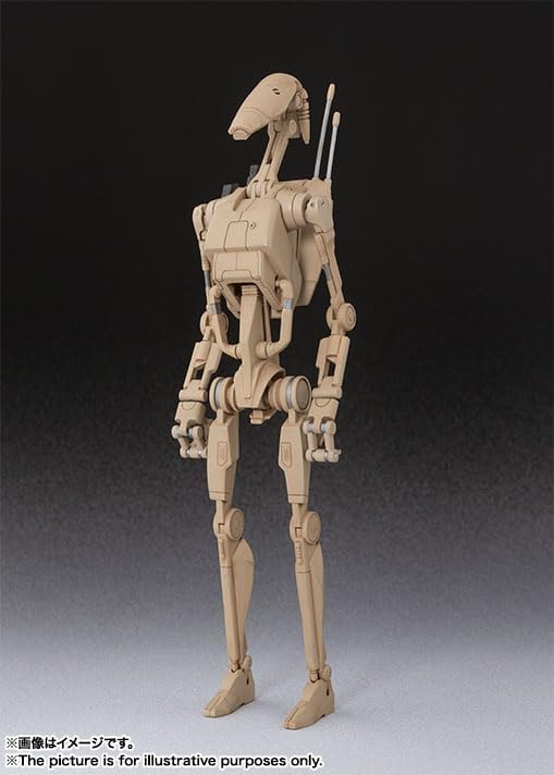 S.H. Figuarts Star Wars Battle Droid (Resale Version), Approx. 6.1 inches (155 mm), ABS & PVC, Pre-painted Action Figure
