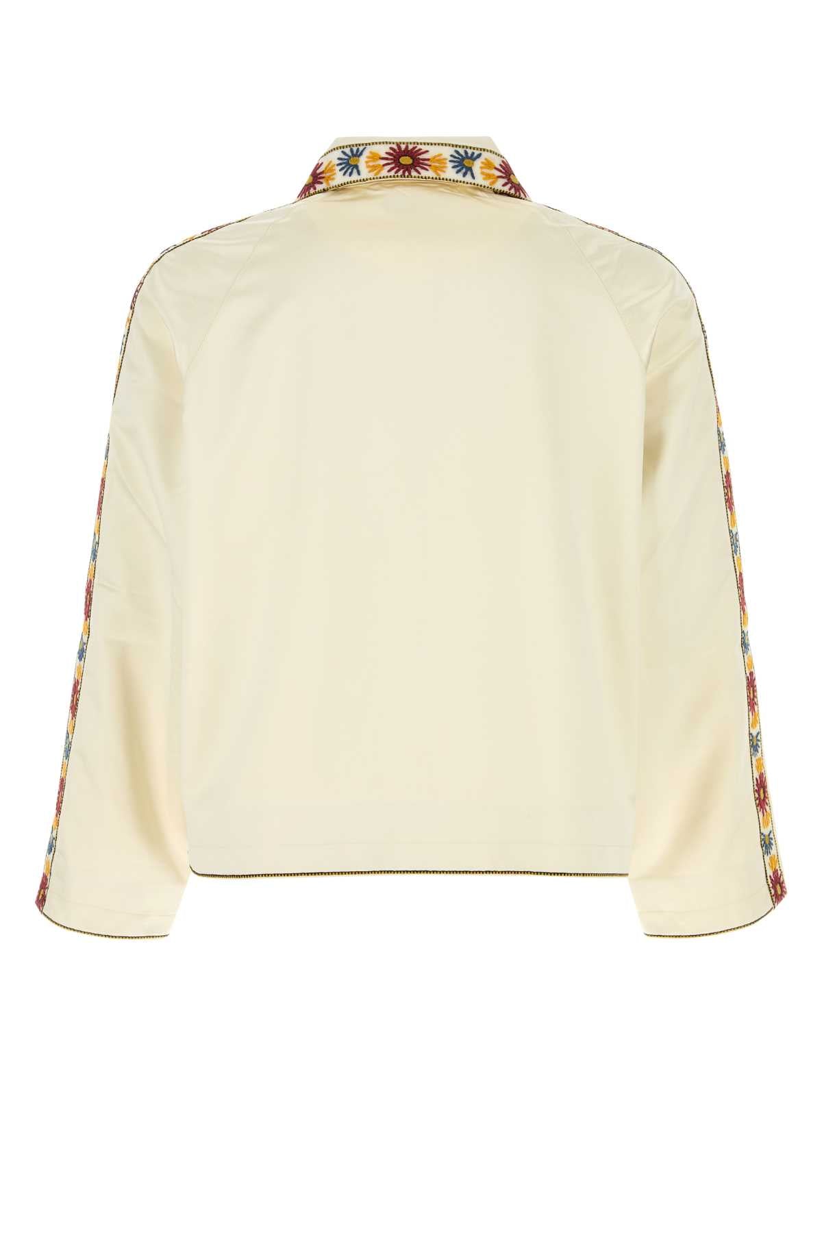 Bode ボードアイボリーサテンキャンディフロスジャケット - Image 5