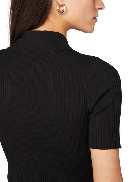 COURREGES シグネチャー リブニット ポロ - Image 5