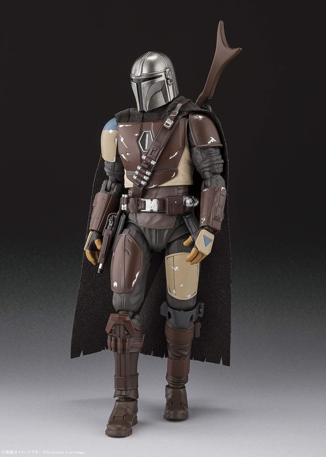 S.H. Figuarts Star Wars The Mandalorian, Approx. 5.9 inches (150 mm), ABS, PVC & Fabric, Pre-painted Action Figure
