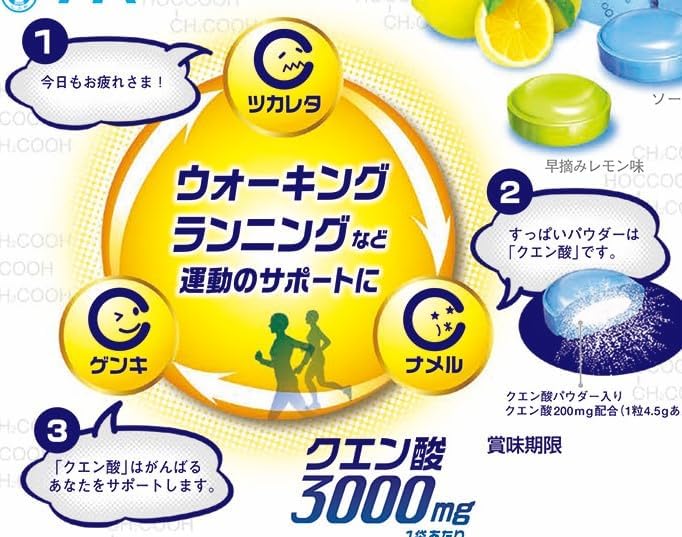 Sakuma Seika Citric Acid Candy 2.5 oz (70 g) x 10 Bags