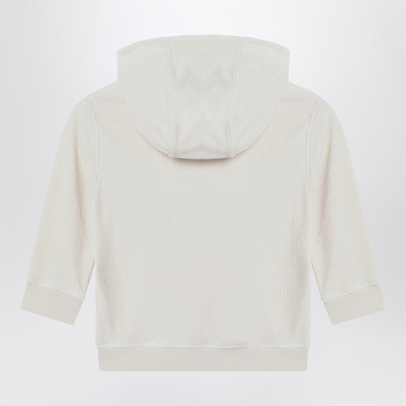 Givenchy Givenchy Cream Ribbed Hoodie - Image 5