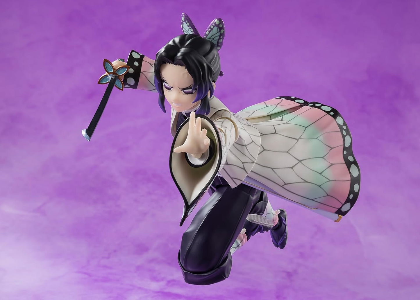 TAMASHII NATIONS S.H. Figuarts Demon Devil Blade Shinobu Kuchou (About 130 mm), PVC & ABS Pre-painted Action Figure