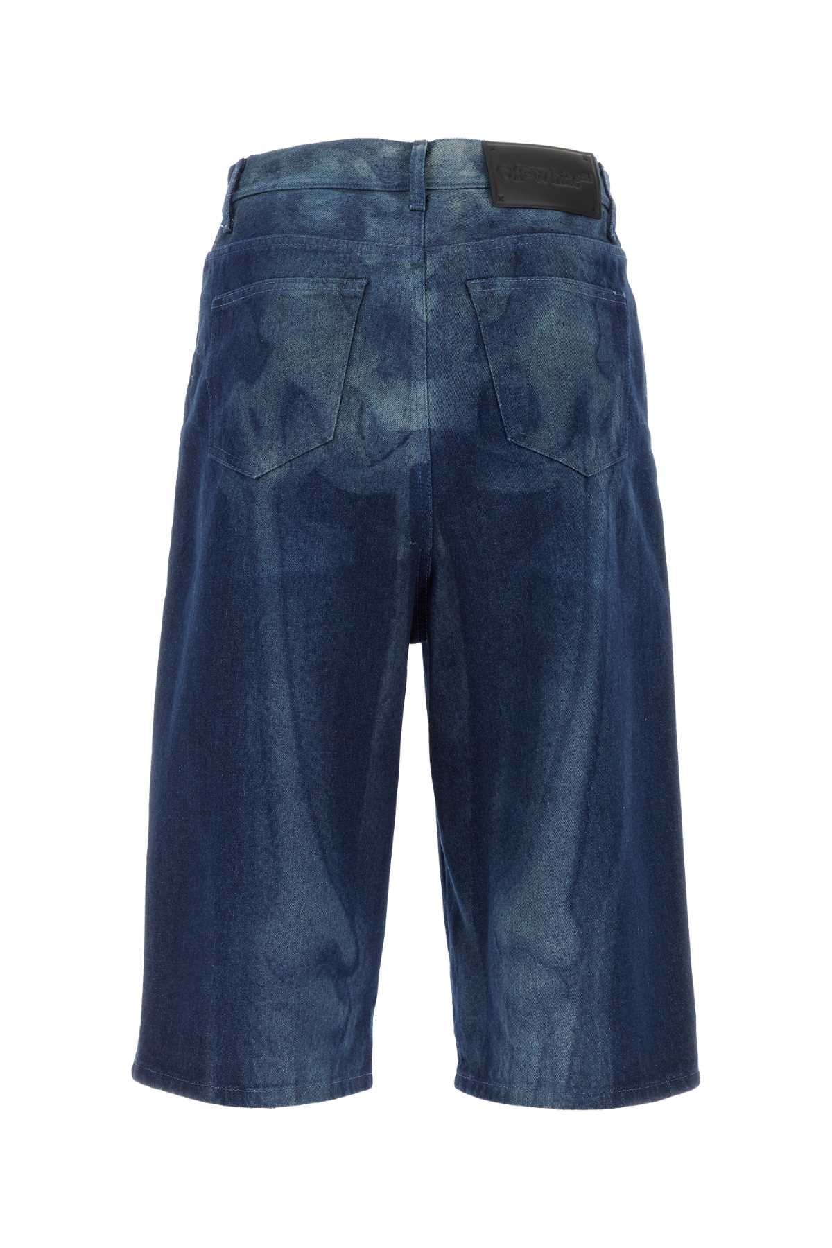 Off Off White Denim Bermuda Shorts - Image 5