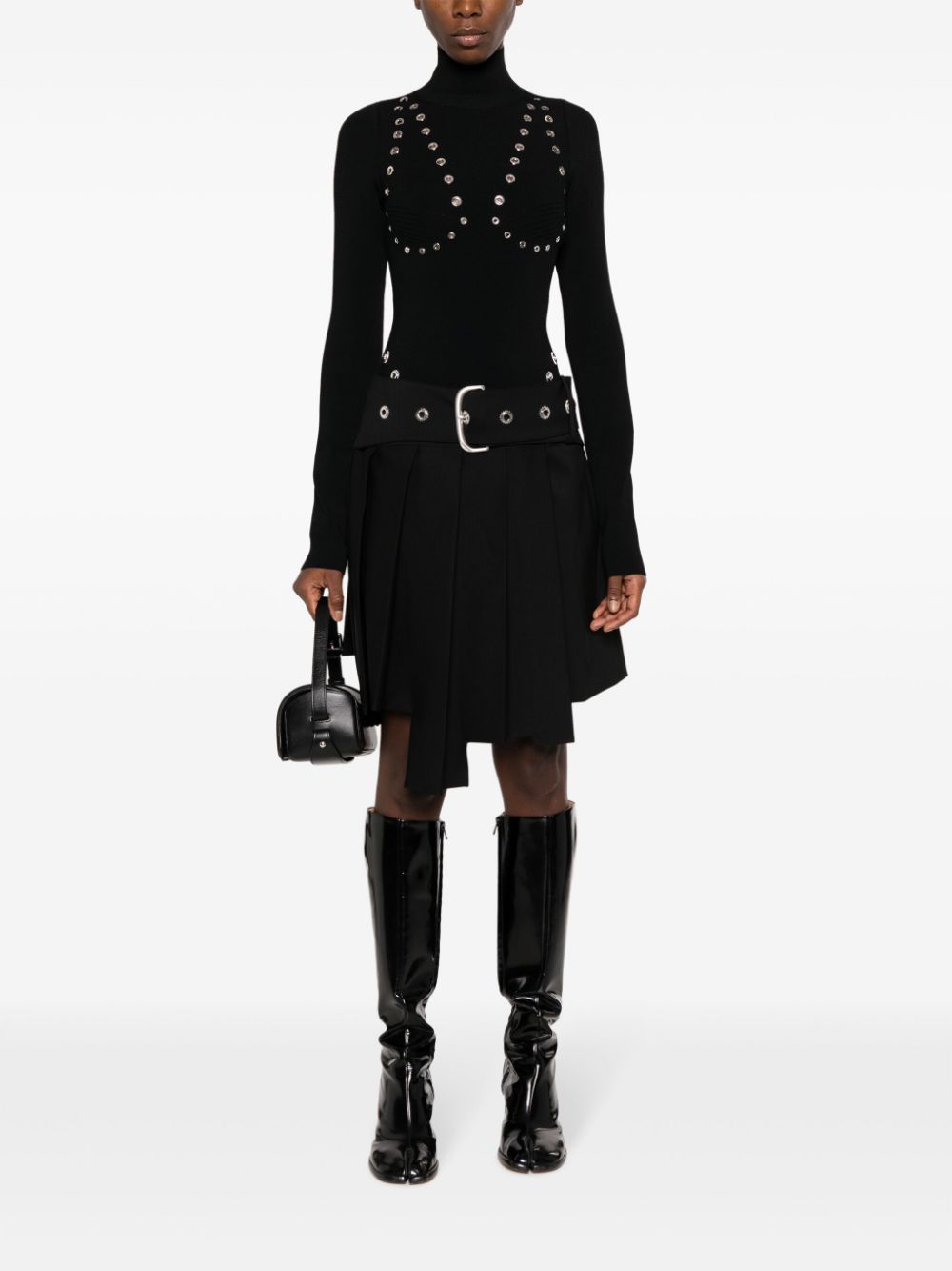 Off オフホワイトファッションハイネックビスコースセーター - Image 5