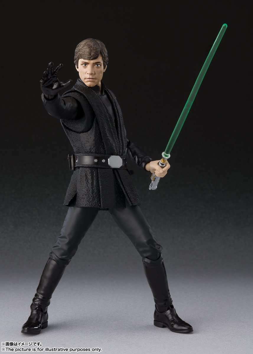 S.H. Figuarts Star Wars The Mandalorian Luke Skywalker Approx. 5.5 inches (140 mm), PVC & ABS Pre-painted Action Figure
