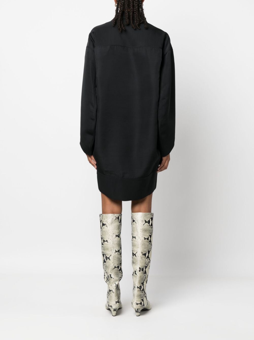 Khaite カイトウールブレンドショートドレス - Image 5