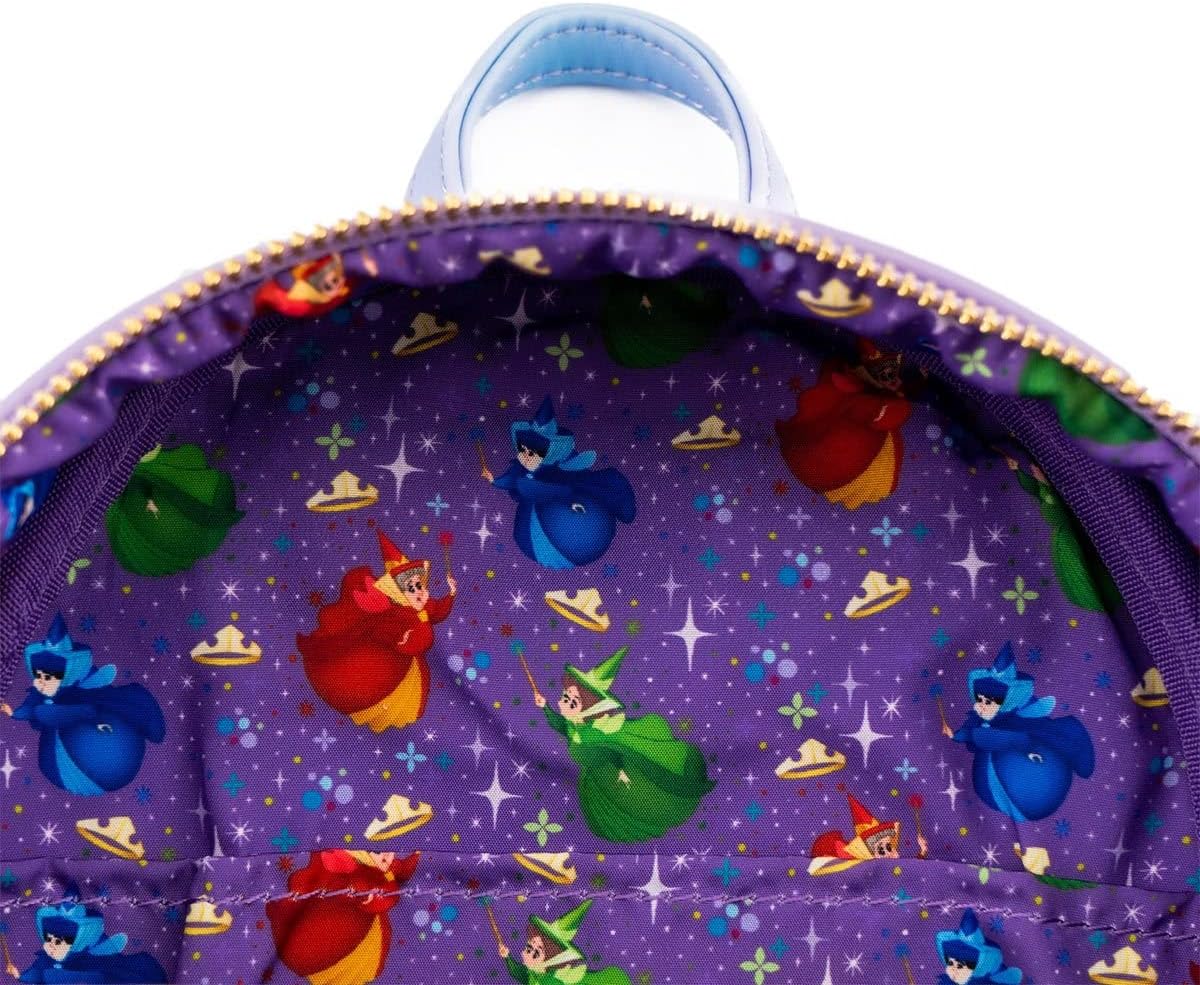 Loungefly Bolso de hombro Sleeping Beauty Castle