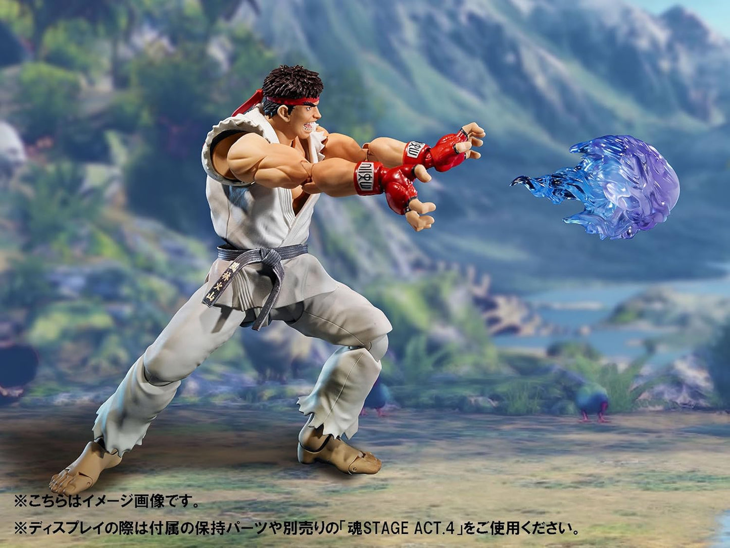 S.H. Figuarts Street Fighter Ryu, Approx. 5.9 in. (150mm), ABS and PVC, Painted Action Figure