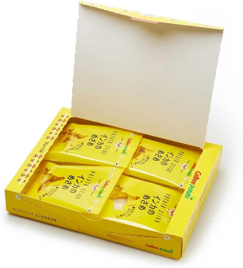 Calbee Golden Potato Inca Mezame 136g (17g x 8 bags)