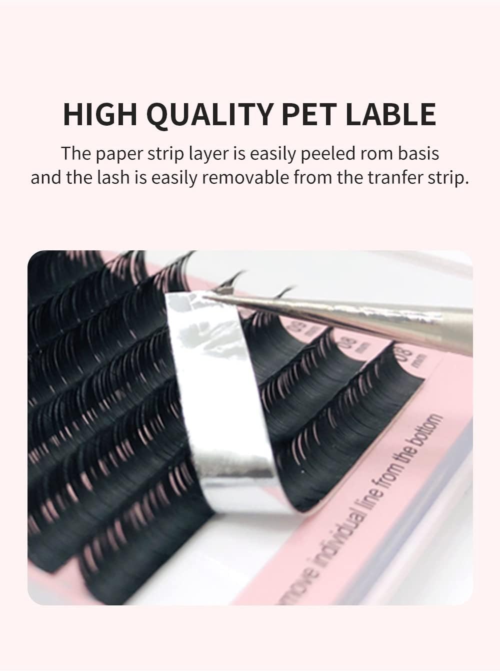 heaven`s seven Natuhana Eyelash Extensions Matsueku Self Luxury Mink Extensions C Curl Thickness 0.05 Length 8mm-15mm Mix (C Curl 0.12mm)