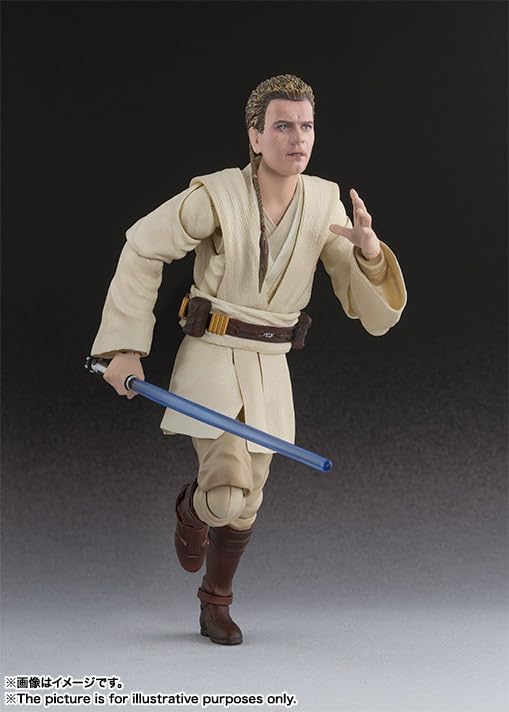 S.H. Figuarts Star Wars: The Phantom Menace Episode I (Resale Version), Approx. 6.1 inches (155 mm), PVC & ABS, Pre-painted Action Figure