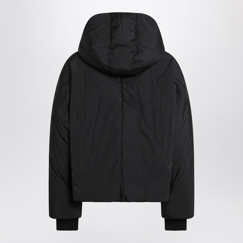Sportmax スポーツマックス ブラック 撥水 クロップド ダウン ジャケット - Image 5