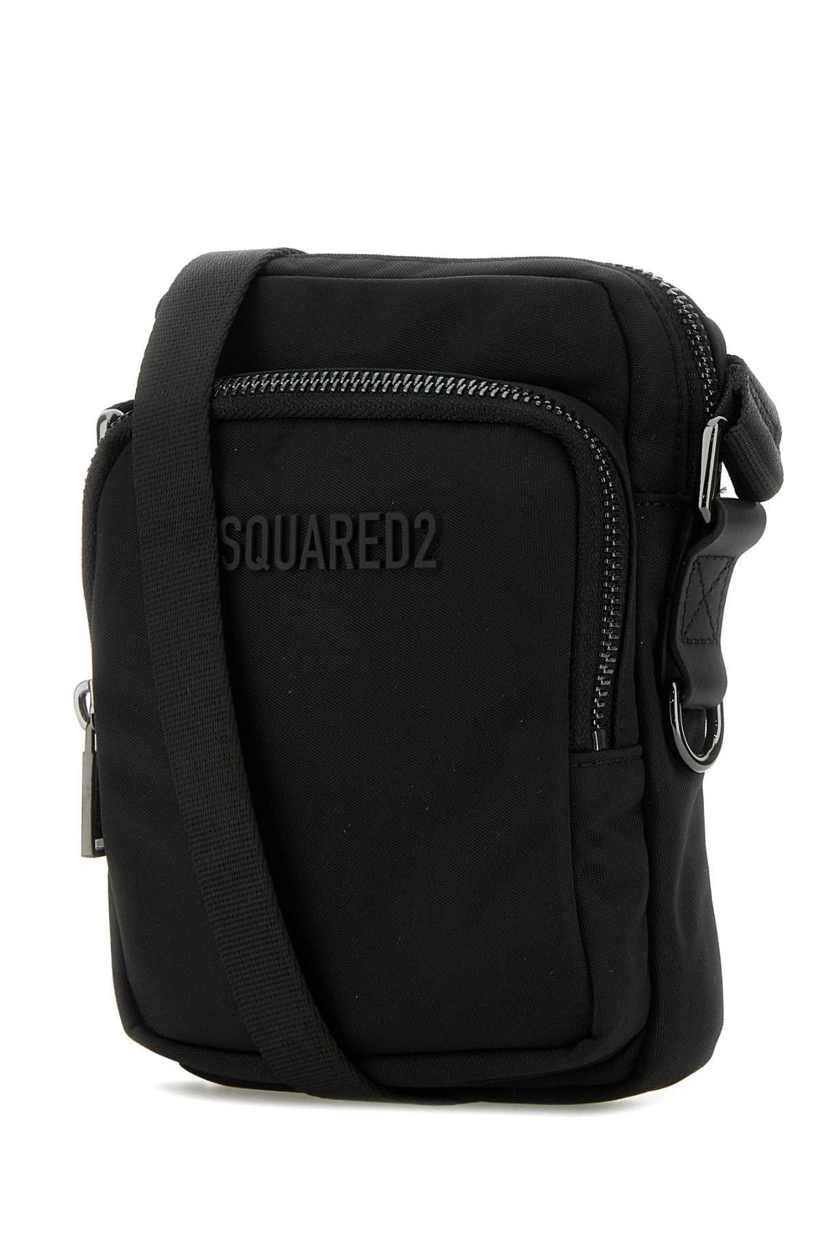 Dsquared2 Dsquared Black Canvas Urban Crossbodyバッグ - Image 5