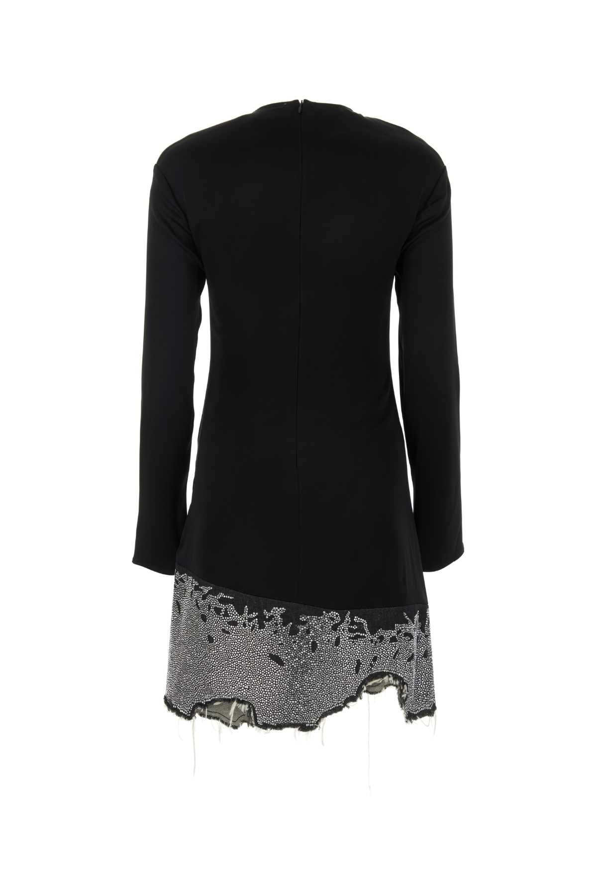 J JWアンダーソンブラックトライアセテートブレンドドレス - Image 5