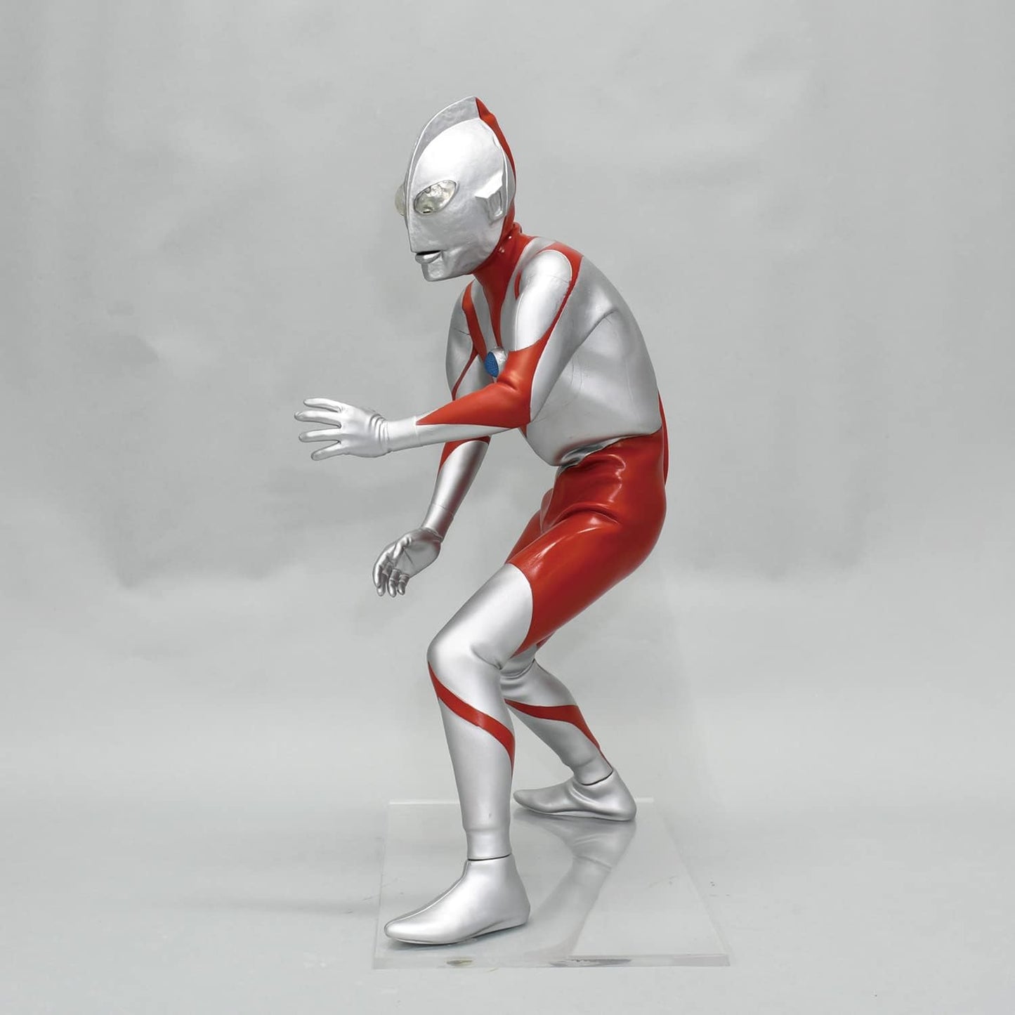 Ultraman 4571587310609 Mega Soft Vinyl Kit (A Type), Reprint Edition, Non-scale, Total Height Approx. 13.8 inches (35 cm), Soft Vinyl, Unpainted, Assembly Kit