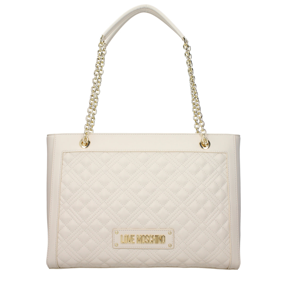 Moschino モスキーノのショルダーバッグが大好きな女性ポリウレタンベージュ/アイボリー - Image 5