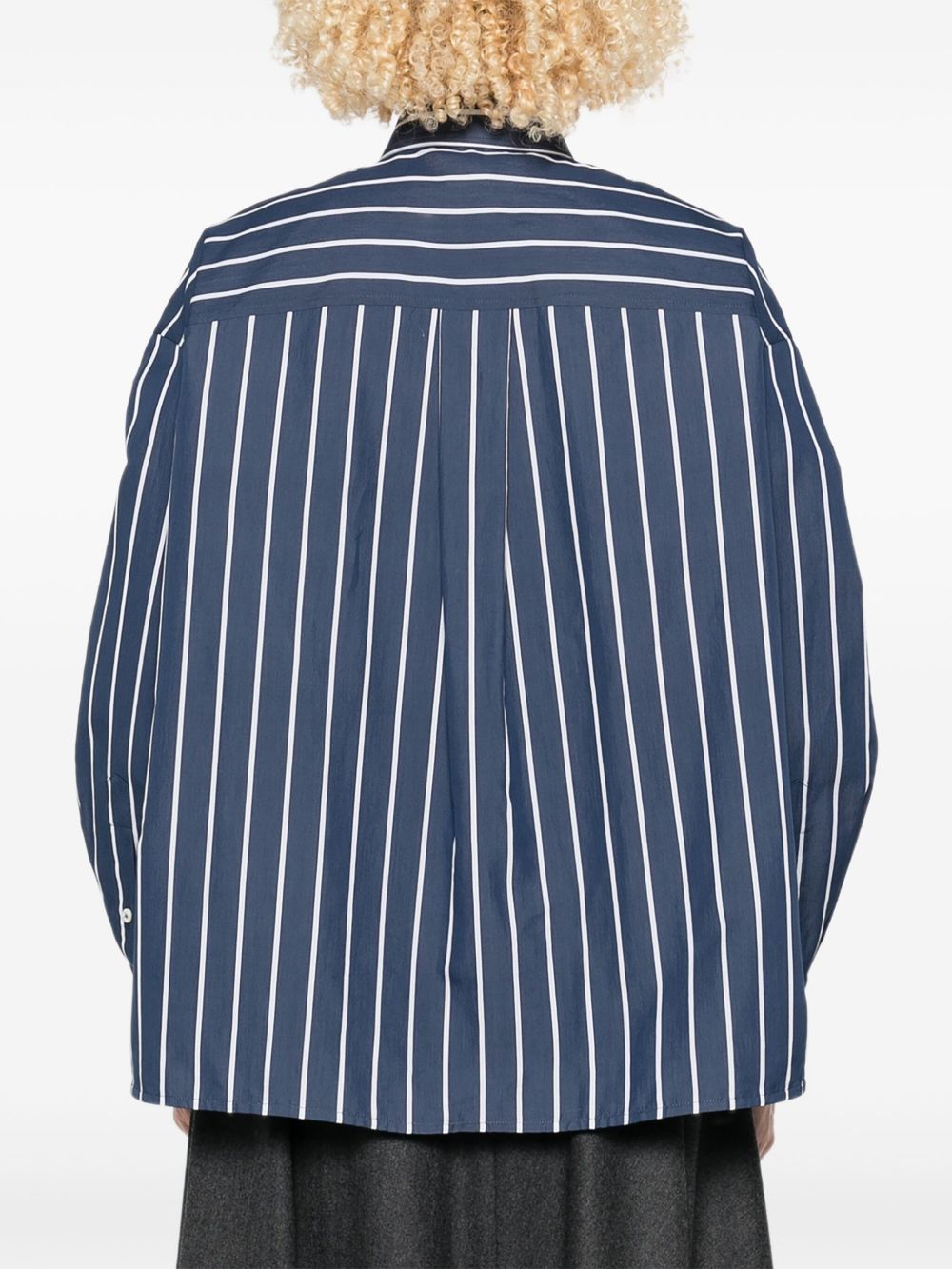 Brunello Cucinelli Striped Cotton Shirt - Image 5