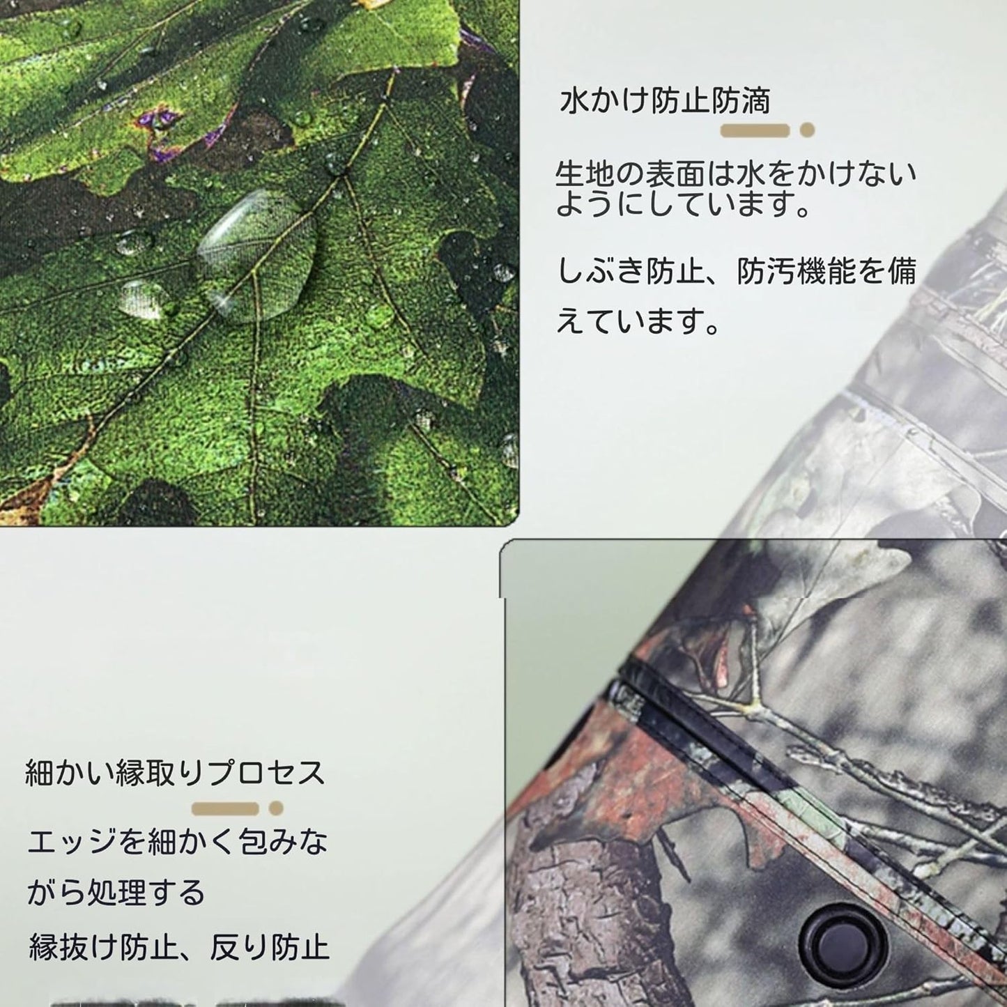 SUPBIG Canon Lens Coat Waterproof Material Lens Protector for Canon RF 100-500mm F4.5-7.1 L IS USM Telephoto Lens Coat Camouflage Protective Cover Double Layer Fabric Guard Lens (Green Leaf Camo)