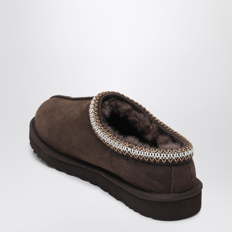 Ugg Ugg Tasman Cocoa Colored Eather Slip Ons - Image 5