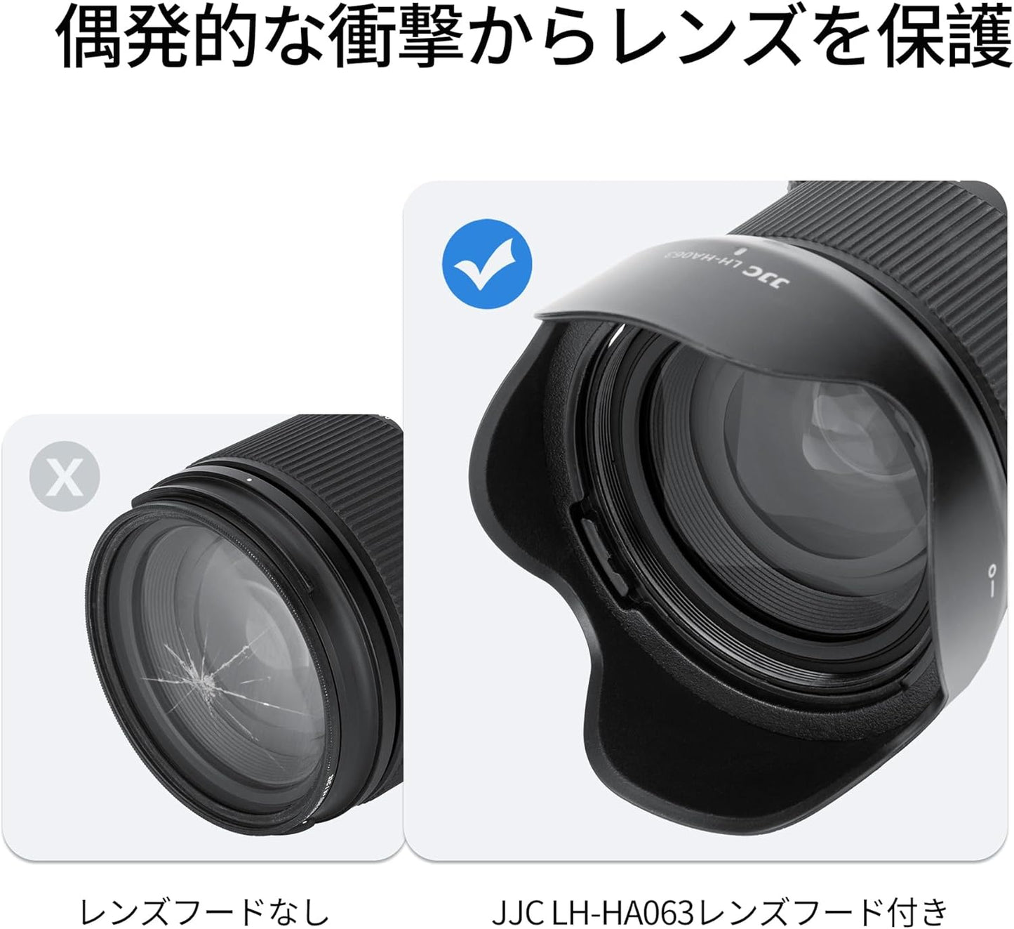 JJC Reversible Lens Hood for Tamron HA063 Compatible Tamron 28-75mm f/2.8 Di III VXD G2 (Sony E) (Model Number: A063) Lens for Sony A7CR A6700 A7RV A1 A7SII A7SIII A7III A7R III A6600 A7C and More