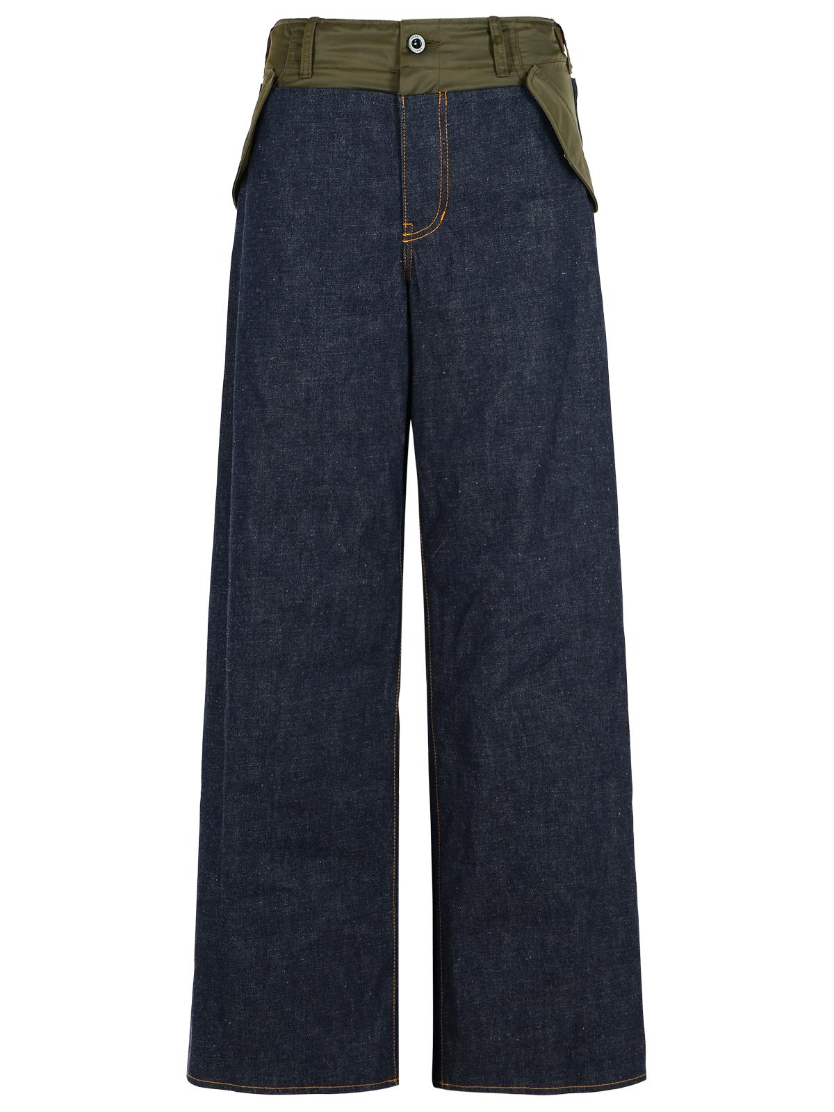 Sacai Sacai Blue Cotton Jeans - Image 5
