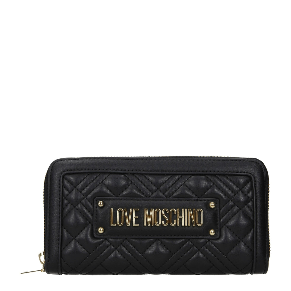 Moschino モスキーノウォレットの女性ポリウレタンブラックが大好きです - Image 5