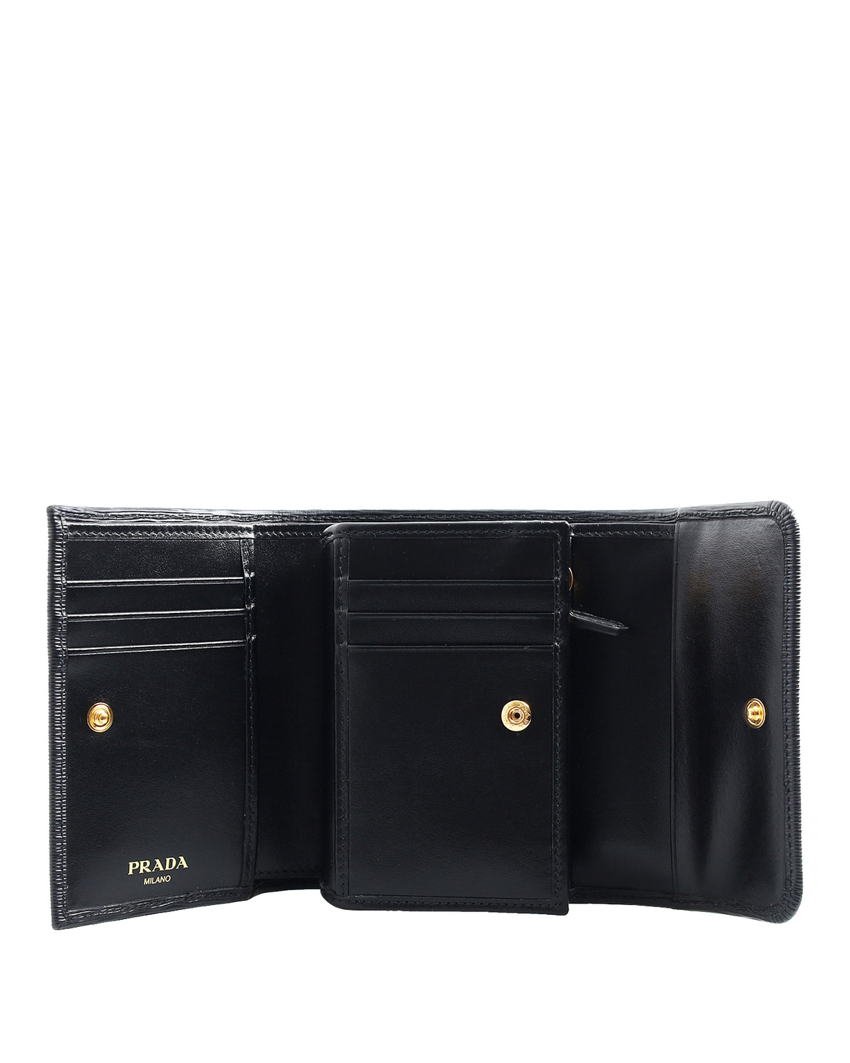 Prada プラダは黒を財布します - Image 5
