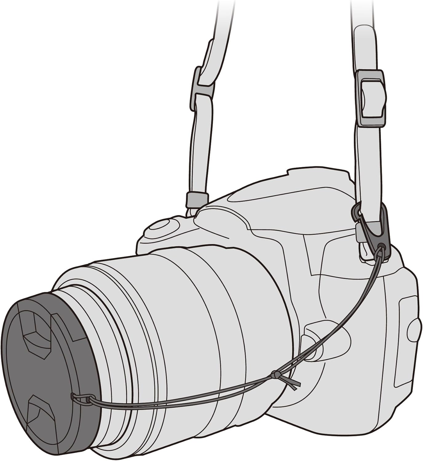 HAKUBA KA-LCP77 Lens Cap Lens Protect Cap 3.0 inches (77 mm) with Shedding Prevention Hook