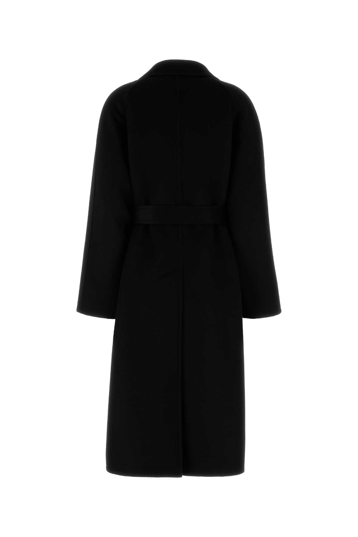 Prada プラダブラックウールブレンドコート - Image 5