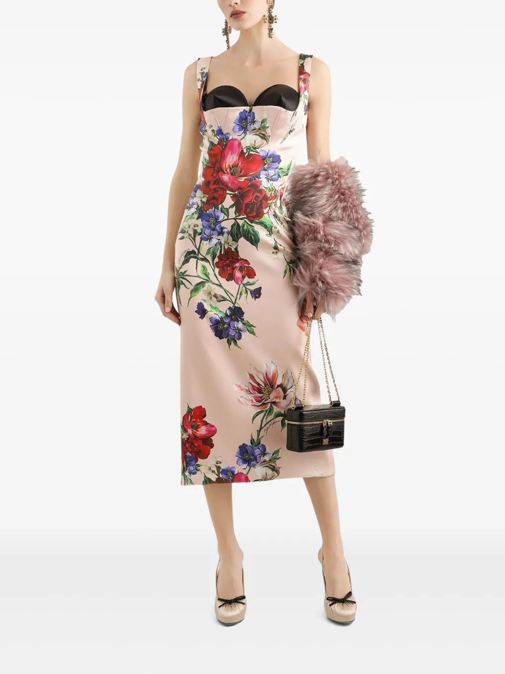 Dolce Gabbana ドルチェ&ガッバーナフローラルミディドレス - Image 5