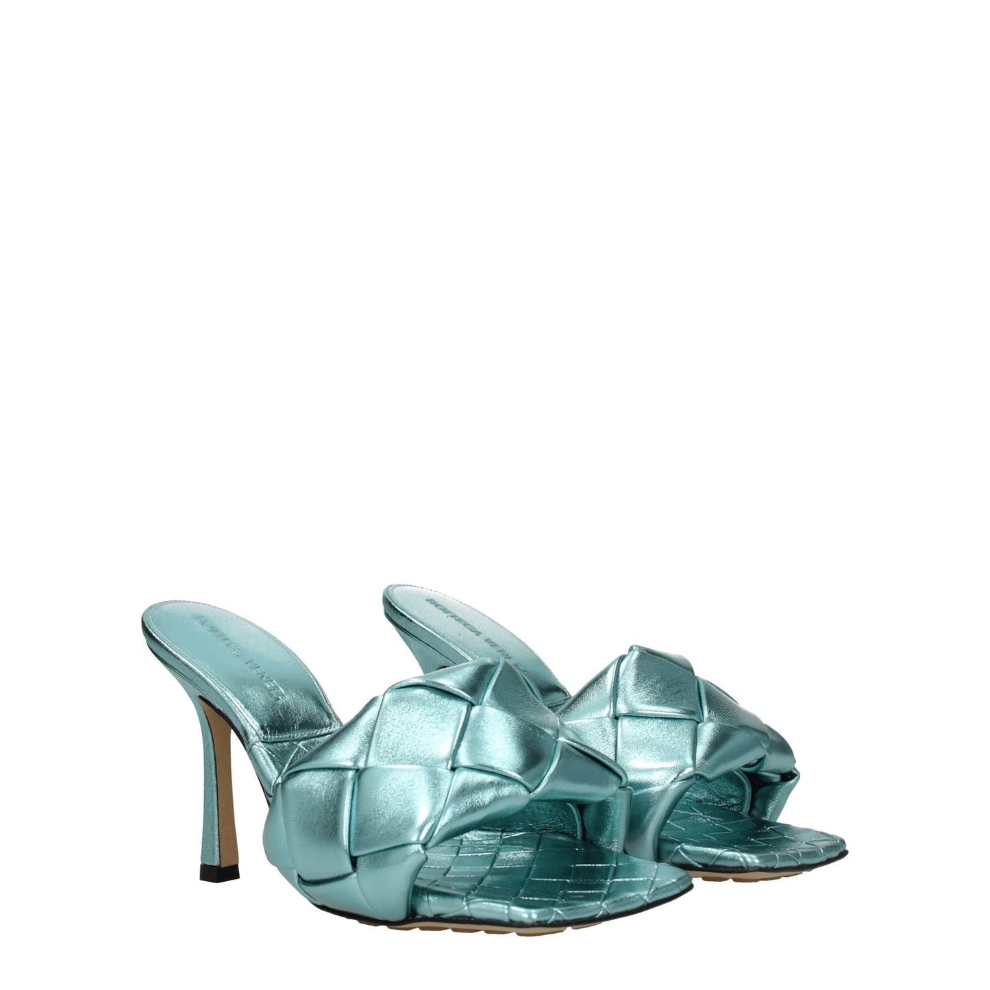 Bottega Veneta Sandals Women Heavenly Leather/Frosted Moon - Image 5