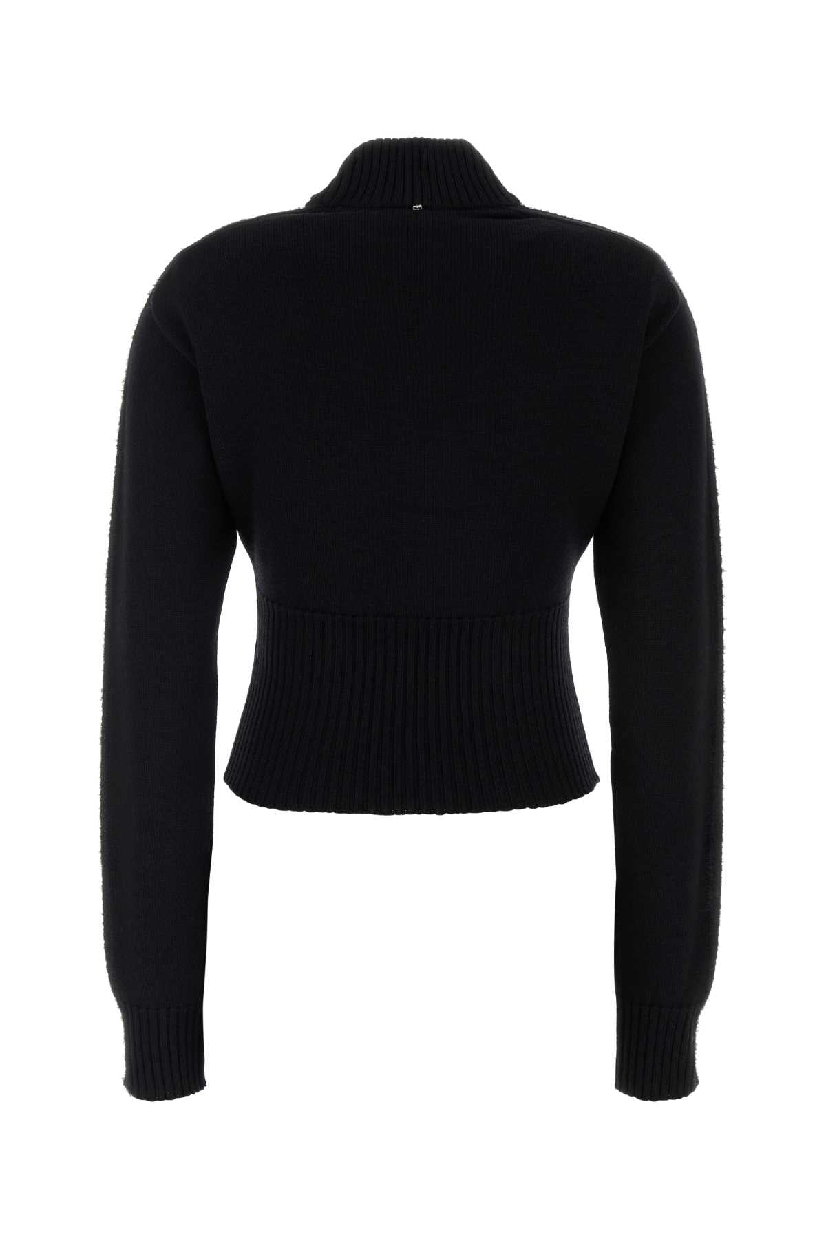 Sportmax SportMaxブラックウールホリデーセーター - Image 5