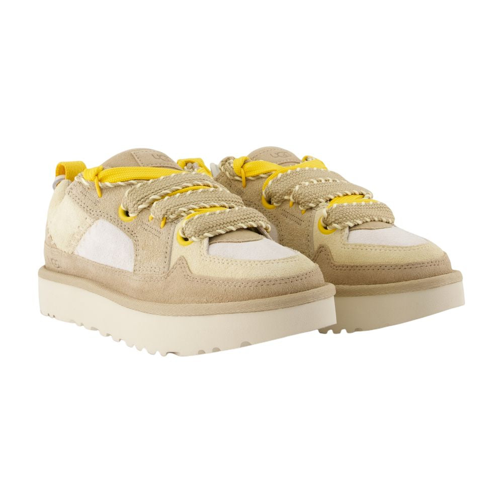 Ugg LO LOWMEL BIARRITZスニーカーUGGレザーベージュ - Image 5