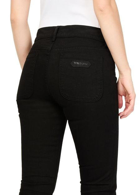 TOM FORD ストレッチ ツイルデニム フレアパンツ - Image 5