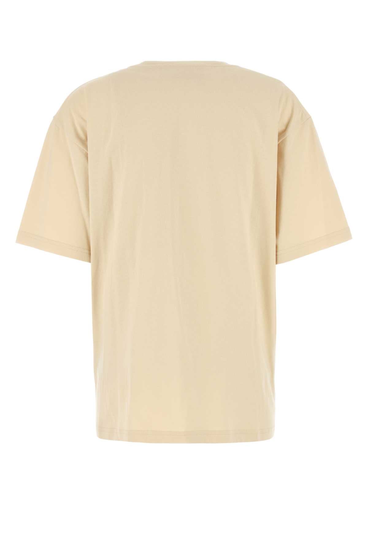 Valentino バレンティーノガラヴァニクリームコットンTシャツ - Image 5