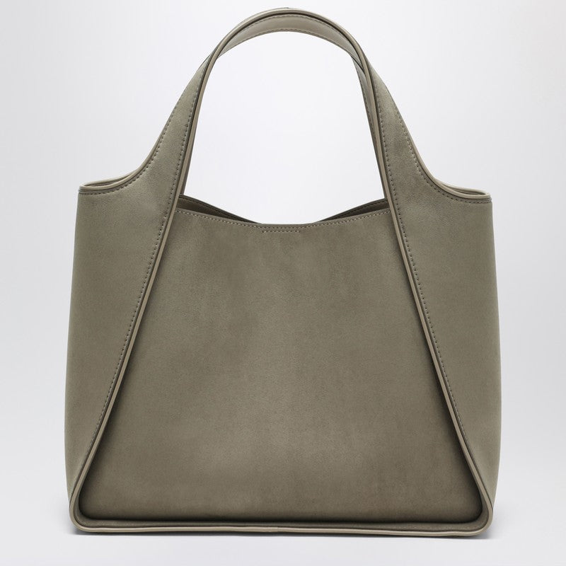 Stella Stella Mc Cartney Khaki Colored Medium Stella Logo Bag - Image 5